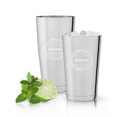 Viski® Stainless Shaker Tin Set