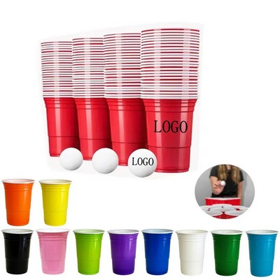 Beer Pong Set 24 Cups & 4 Balls