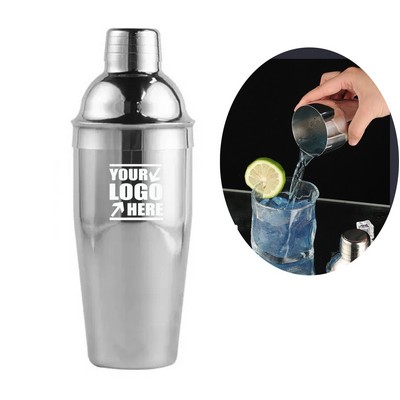 25 oz. Large Cosmo Stainless Steel Cocktail Shaker